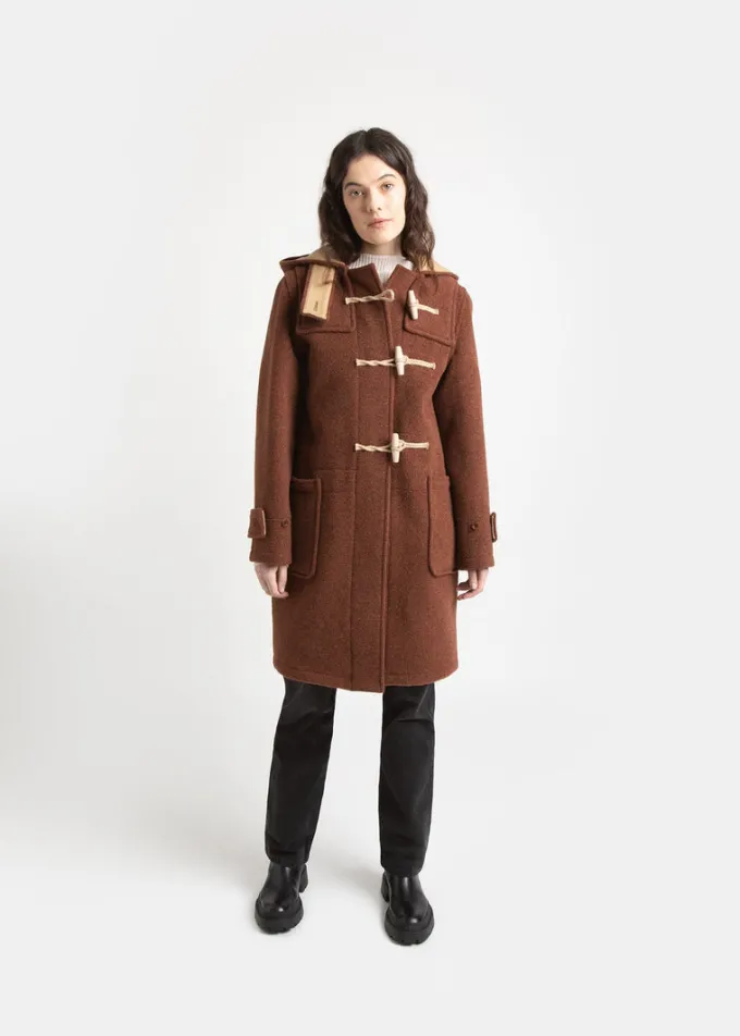 Duffle Coats*Gloverall Women's Original Monty Duffle Coat Rust