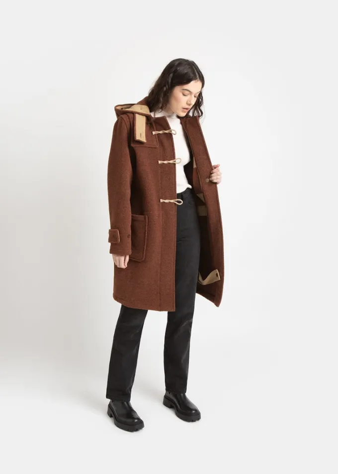 Duffle Coats*Gloverall Women's Original Monty Duffle Coat Rust