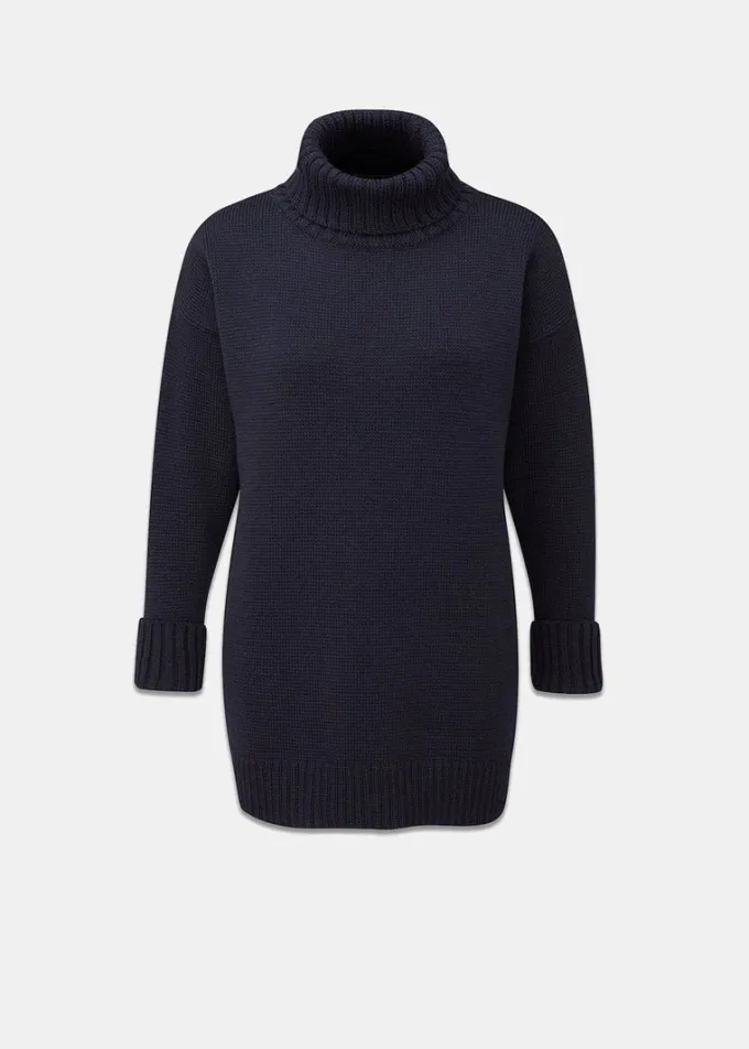 Knitwear & Tops*Gloverall Women's Submariner Jumper Navy