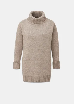 Knitwear & Tops*Gloverall Women's Submariner Jumper Mushroom
