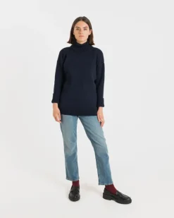 Knitwear & Tops*Gloverall Women's Submariner Jumper Navy