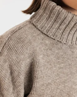 Knitwear & Tops*Gloverall Women's Submariner Jumper Mushroom