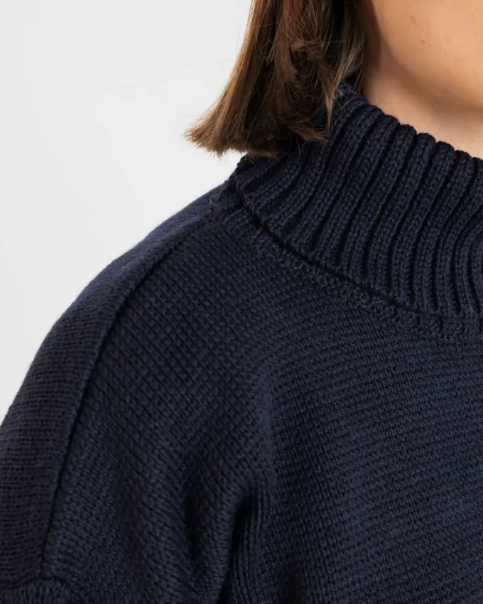 Knitwear & Tops*Gloverall Women's Submariner Jumper Navy