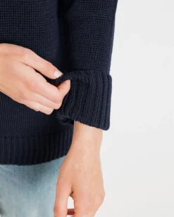 Knitwear & Tops*Gloverall Women's Submariner Jumper Navy