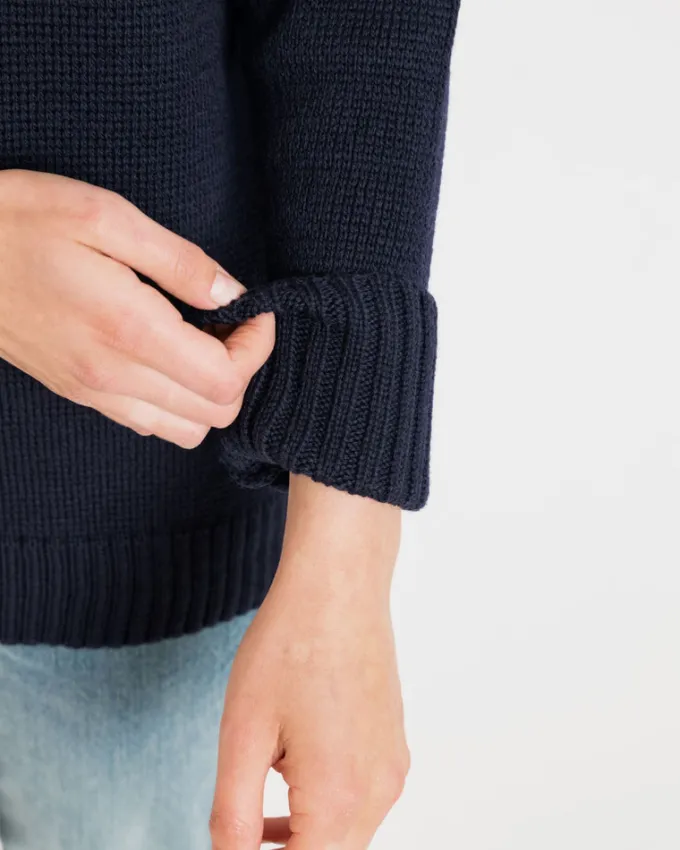 Knitwear & Tops*Gloverall Women's Submariner Jumper Navy